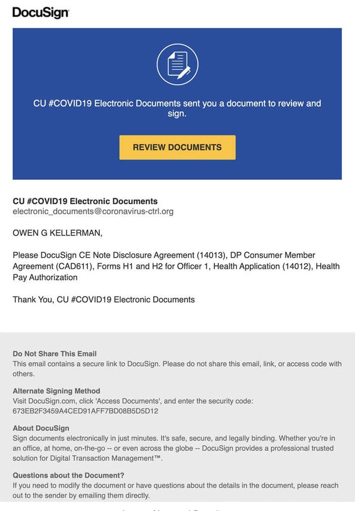 docusign covid19 electronicdoc