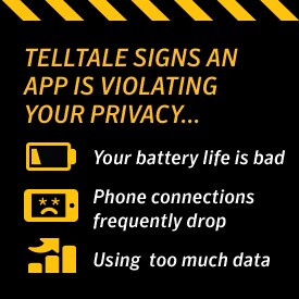 signs app violating privacy
