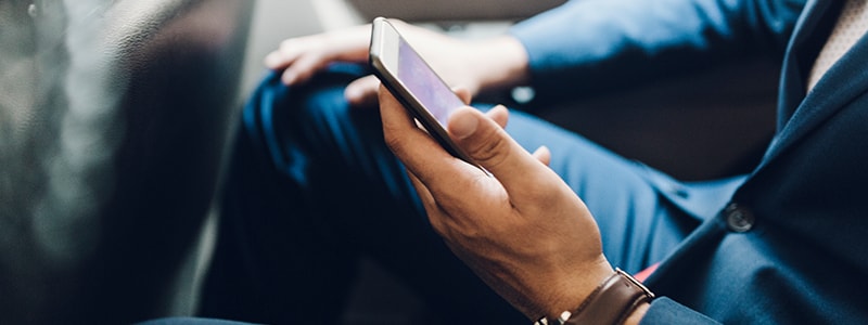 main man phone hand sit