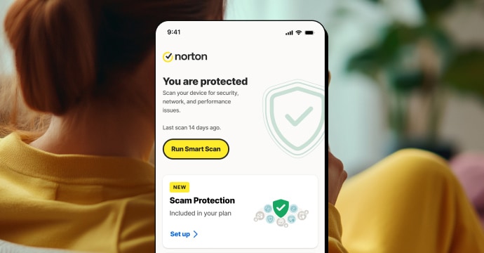 Mobile Security app displayed on two mobile devices