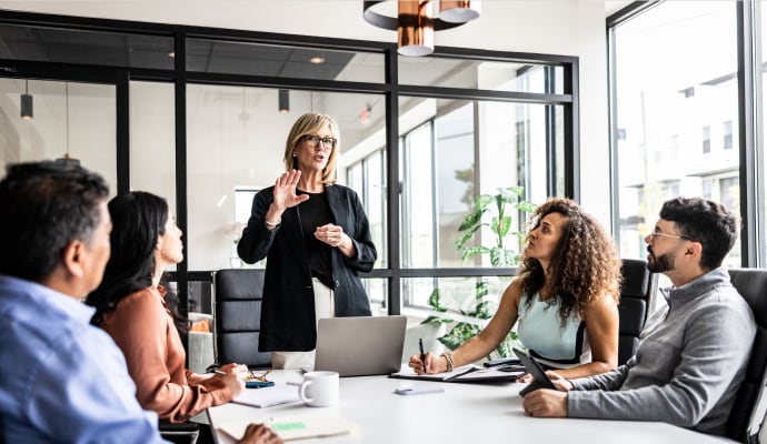 Colleages Discussing.